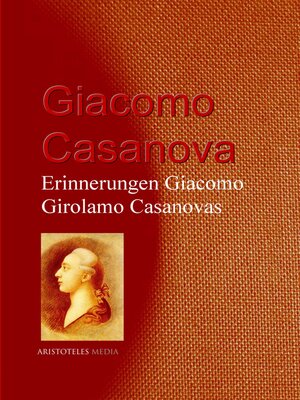 cover image of Erinnerungen Giacomo Girolamo Casanovas